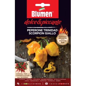 Sachet de graines Trinidad Scorpion Yellow : Piments jaunes très forts.
