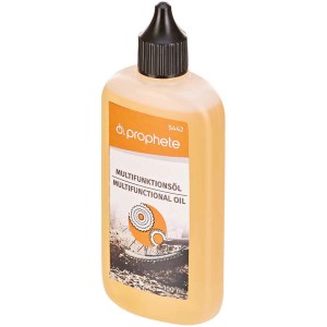 Olio multifunzione Prophete, flacone da 100 ml per la cura della bicicletta, pulitore, antiruggine e protezione dalla corrosione.
