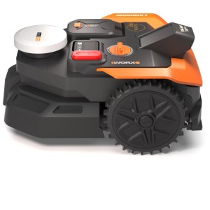 Robot tondeuse Worx S300 WR303E Landroid Vision Cloud, vue latérale.