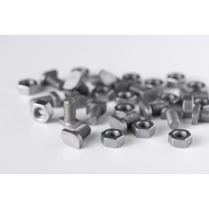 Vis à tête demi-ronde Juliana, 15 pièces en acier, pour accessoires de serre.