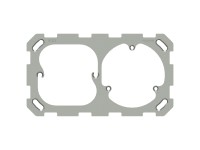 Befestigungsplatte Modino Priamos waagrecht für Steckdose Gr.1x2