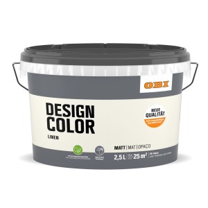 OBI Design Color Linen, 2,5 l, peinture murale mate d'intérieur.