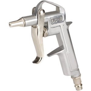Pistola soffiaggio corta Einhell, accessorio compressore in metallo leggero con raccordo.