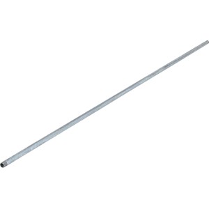 Tube fileté galvanisé, 21 mm (R 1/2) x 2000 mm, pour installations de tuyauterie.