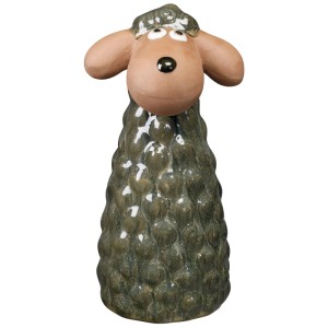 Deroma Mini Farmer Dekofigur, Schaf Design, 10x7x6,7cm, für Garten & Balkon