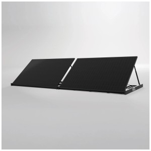 HEPA Solar Balkonkraftwerk Premium 600 Schwarz 600 W / 2 Panels