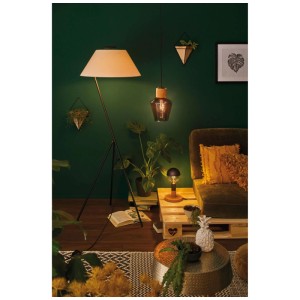 Lampadina LED Paulmann E27 con effetto luce dorata, 6,5W, forma standard per illuminazione d'atmosfera.