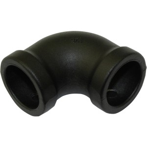 Gardinia Angolo Industrial Home, Ø 25 mm, nero. Per bastoni per tende in stile industriale.