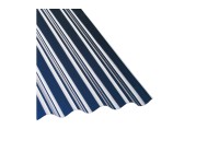 PVC-Profilplatte Sinus 76/18 Transparent 200 x 90 cm