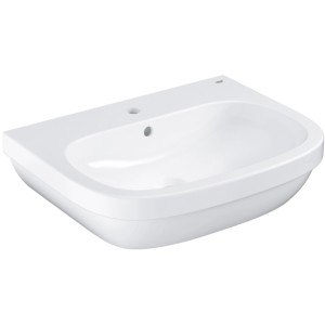 Lavabo Grohe Euro Ceramic, 65 cm, bianco alpino con superficie PureGuard.