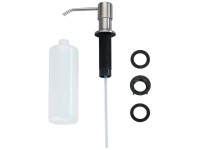 Wenko Einbau-Seifen- und Spülmittelspender Monti Edelstahl 400 ml