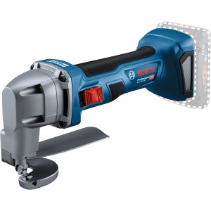 Cesoie per lamiera a batteria Bosch Professional GSC 18V-16 E Solo, blu/argento, senza batteria.
