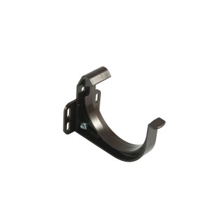 Staffa per grondaia Marley regolabile DN 75 marrone per grondaie in plastica.