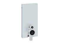 Geberit Monolith Sanitärmodul für Stand-WC Glas Weiss 101 cm