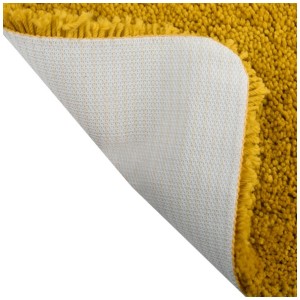 Tappeto bagno Spirella Highland Safran, 70x120 cm, retro antiscivolo.