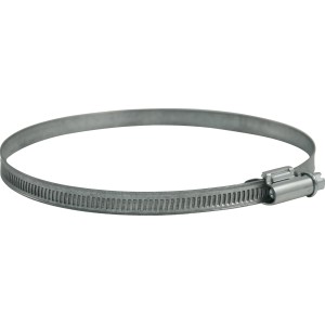 Collier de serrage Marley galvanisé, Ø 150-170 mm, pour systèmes de conduits plats et ronds.