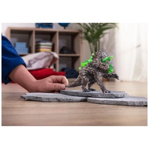 Figurine Schleich Eldrador Stone Triceratops avec cornes de cristal, un super cadeau pour les enfants.
