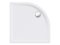 Piatto doccia in acrilico Teso Bianco (HxLxP) 90 x 90 x 2,5 cm