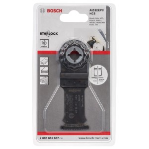 Lama a immersione Bosch AIZ 32 EPC legno, 32mm per utensili multifunzione.