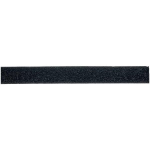 Bande auto-agrippante noire, largeur 2 cm, vendue au mètre.