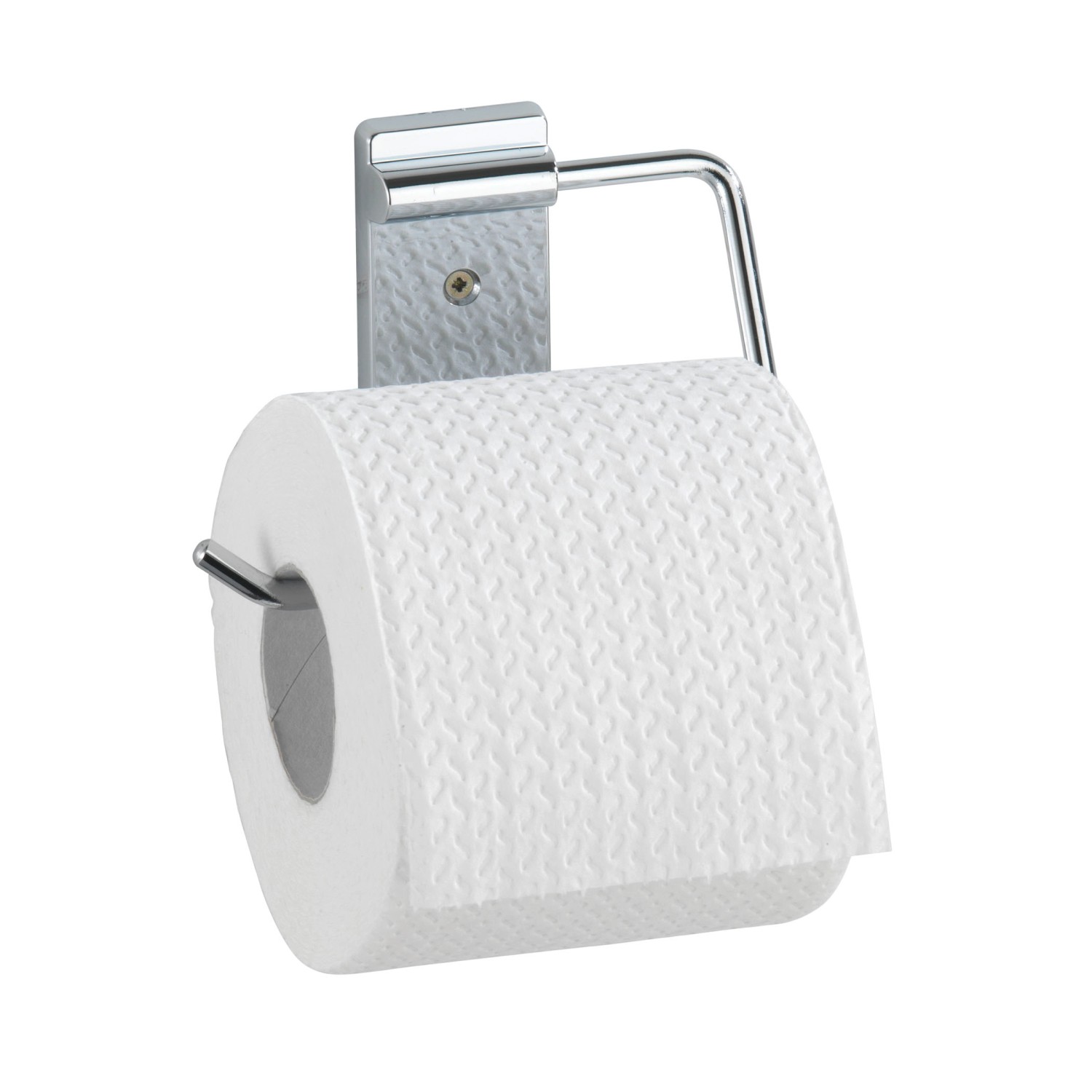 Porta Carta Igienica Con Ripiano In Acciaio Inox 304 | 2 Pezzi | Montaggio A Parete Adesivo O Con Viti | Nero