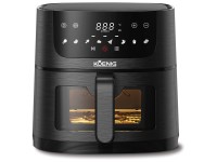 Koenig Heissluftfritteuse Quick & Pure 4 Schwarz 1'350 W Koenig Heissluftfritteuse Quick & Pure 4 Schwarz 1'350 W