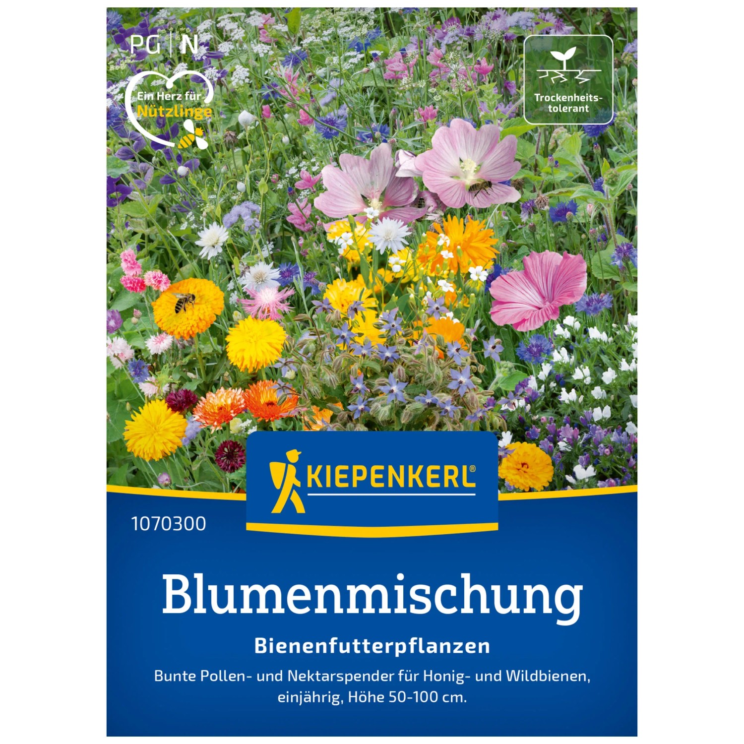 Semi Di Fiori Selvatici Da Campo – Mix Annuale Per Giardino E Balcone, Semina A 0,5 Cm