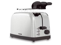 Rotel Handytoaster Edelstahl Silber-Schwarz 950 W