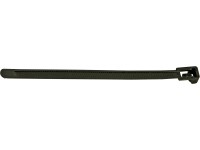 50 Fascette Staccabili Rilasciabili Per Cavi - 3,6x100 Mm, Nero, Riutilizzabili Per Organizzare Fili - 5