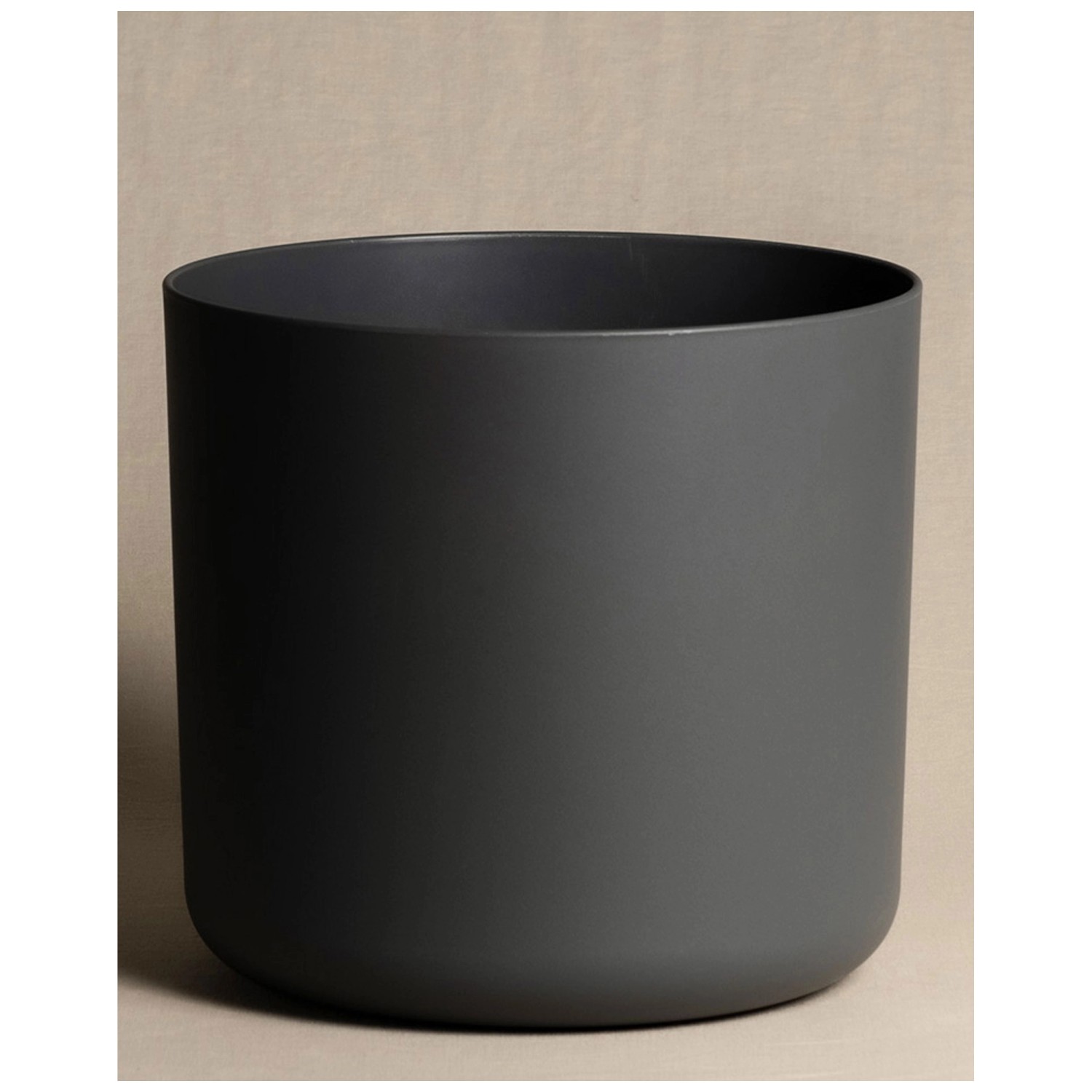 Feey Blumentopf Lumi Kunststoff Anthrazit Ø 30 cm kaufen bei OBI