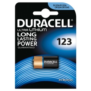 Duracell Ultra 123 Batteria al litio 3V in blister