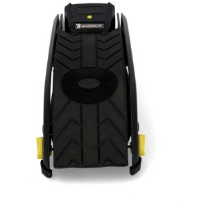 Pompe à pied Michelin avec manomètre numérique, 1 cylindre, pour un gonflage précis des pneus.