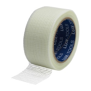 Rouleau de bande à joint pour plaques de plâtre LUX, 25 m x 50 mm, auto-adhésif.