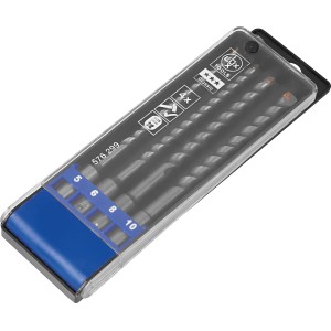 Set punte LUX Classic SDS-Plus, 4 pezzi per muratura, pietra e cemento.