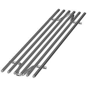 Griglia Outdoorchef Heat C, stretta, in acciaio inox. Accessori per grill a gas.