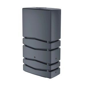 Waterform Aqua Tower, serbatoio acqua piovana, 350 l, antracite. Contenitore quadrato per giardino.