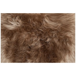 Luxor Living Pelliccia di pecora Double Taupe, vera pelliccia di lana con pelo lungo.