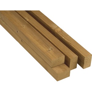 Structure Thermokiefer, 6,8x4,2x300 cm, pour terrasse en bois. Bois pour construction de terrasse.