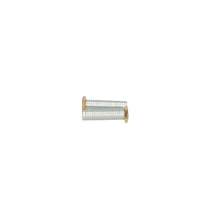 Lot de 2 tiges filetées M10 pour installation de lampes, écrous inclus.