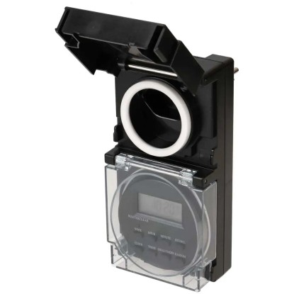 Zeitschaltuhr digital Schwarz 230 V / 10 A / IP55