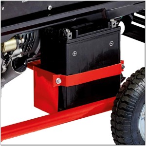 Gros plan : Batterie du générateur d'essence Einhell TC-PG 65/E5.