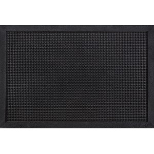 Tapis en caoutchouc gris OBI, 40x60 cm, avec structure à picots. Paillasson pour extérieur.