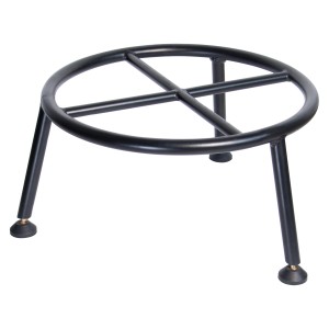 Supporto per piante Wagner GH 0681 nero in acciaio, Ø 48 cm, per vasi.