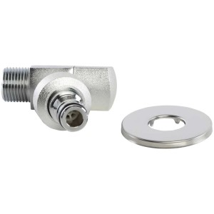 Robinet design Gartec Aquajet pour systèmes d'eau froide, laiton chromé.