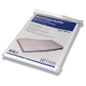Lot de 2 housses de matelas Ritter Products 220x180cm en plastique résistant.