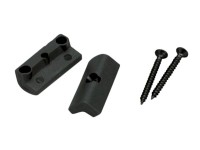 Endclips für WPC Terrassendielen Schwarz 10 Stk.