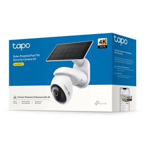 Tapo C660 Netzwerkkamera-Kit mit Solarpanel, Weiss. 4K Überwachungskamera für Aussen.
