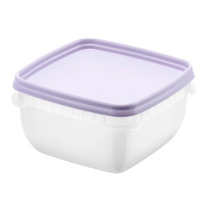 SmartStore Boîte de congélation Frost 0,5 l, lot de 5, couvercle lavande, empilable.