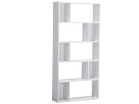 Beliani Bücherregal Orilla 5 Ebenen Weiss (HxBxT) 174 x 83 x 23 cm