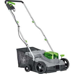 Scarificateur électrique Lux A-VL-2x20/36, 480 W, avec bac de ramassage. Pour l'entretien de la pelouse.